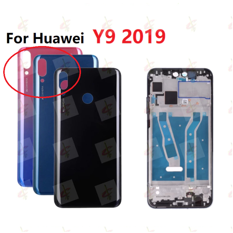บอดี้ Body ฝาหลัง เคสกลาง กรอบหน้าจอ LCD สําหรับ Huawei Y9 2019