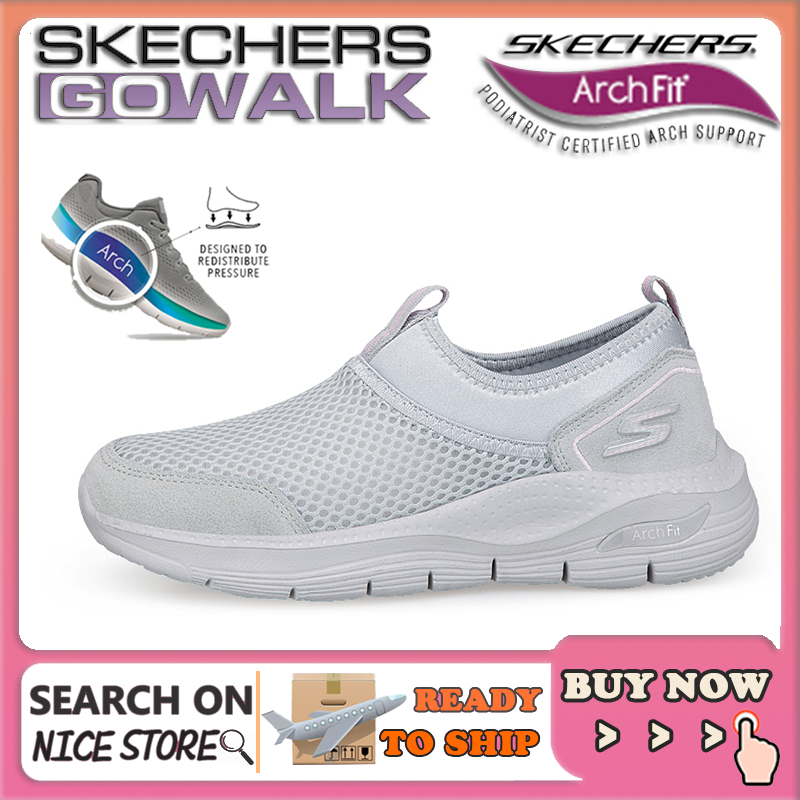 [จัดส่งด่วน] Skechers _ Go-Walk รองเท้าหญิงแสงรองเท้ากีฬาระบายอากาศแฟชั่นการออกกำลังกายการออกกำลังกา