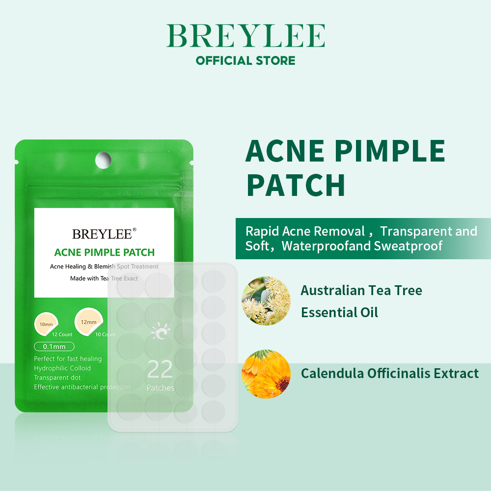 Breylee แผ่นแพทช์แปะ สำหรับรักษาสิว แผ่นแปะสิวทุกวัน