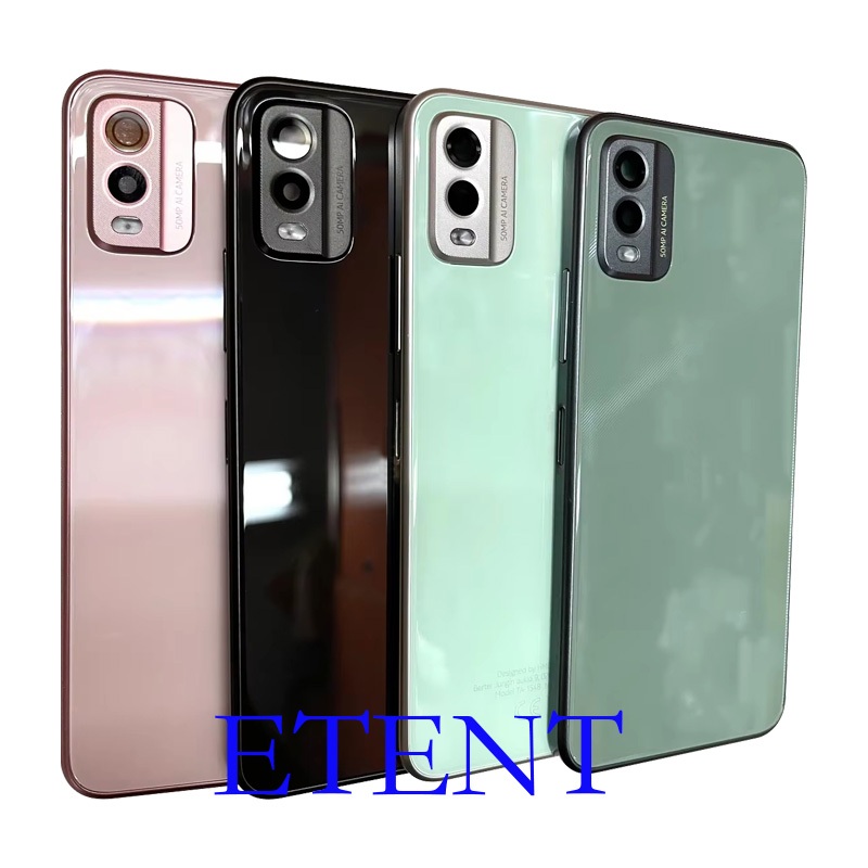 ฝาหลังสําหรับ Nokia C32 TA-1534 TA-1548 1542 1558 1539 ฝาครอบแบตเตอรี่ประตู