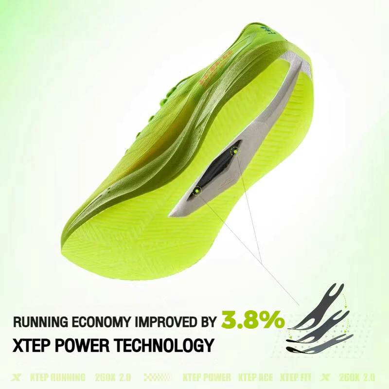 Xtep 260X 2.0 รองเท้าวิ่ง Carbon Plate Professional Marathon thumbnail 7