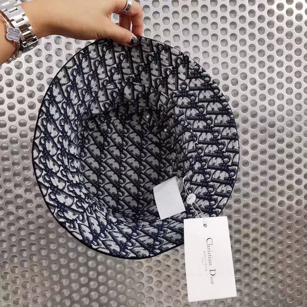 Dior Blue Retro Universal Bucket Hat