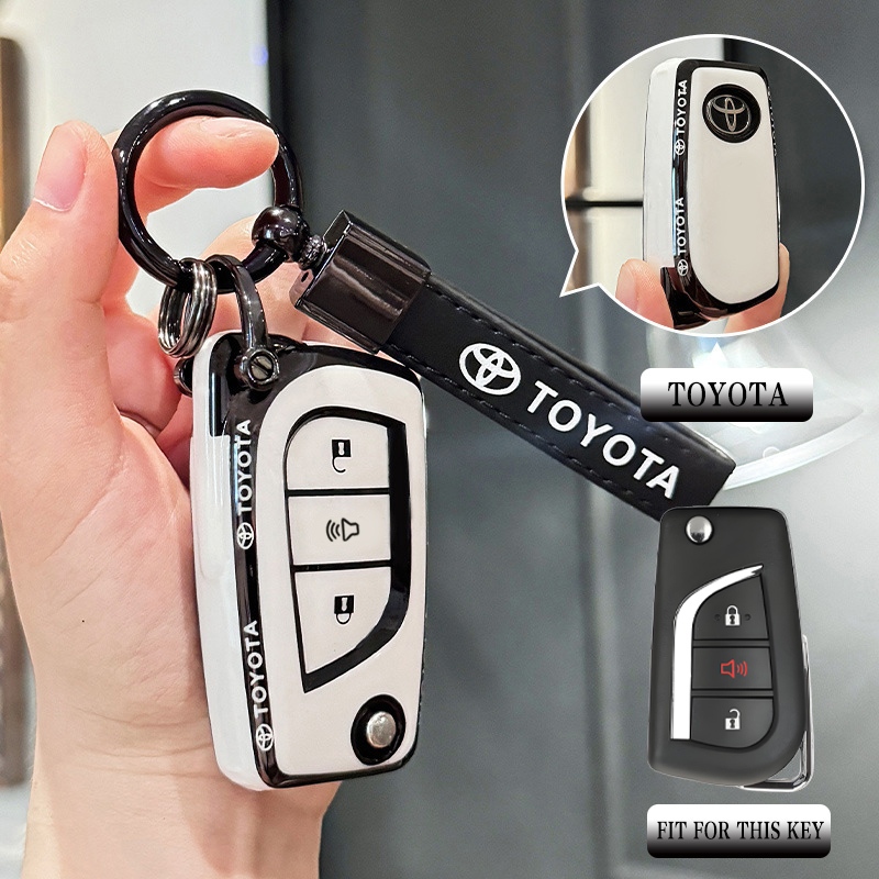 เคสกุญแจรถโตโยต้า Toyota revo ฝาครอบกุญแจ Toyota กุญแจพับสําหรับ Toyota Altis/revo - รูปที่ 5