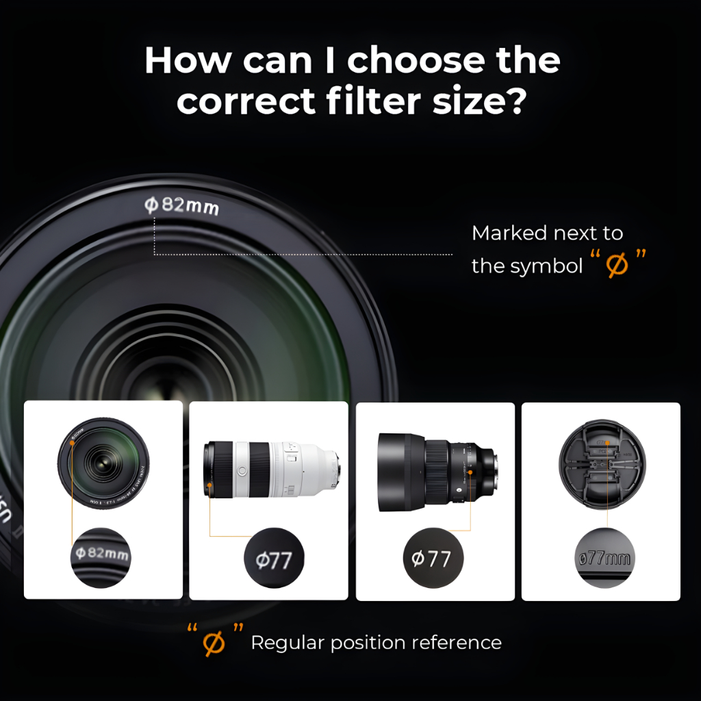 K&f Concept Nano-C ND2-ND32 (1-5 Stops) ฟิลเตอร์ ND ตัวแปรเคลือบ 18 ชั้น (37mm-82mm)