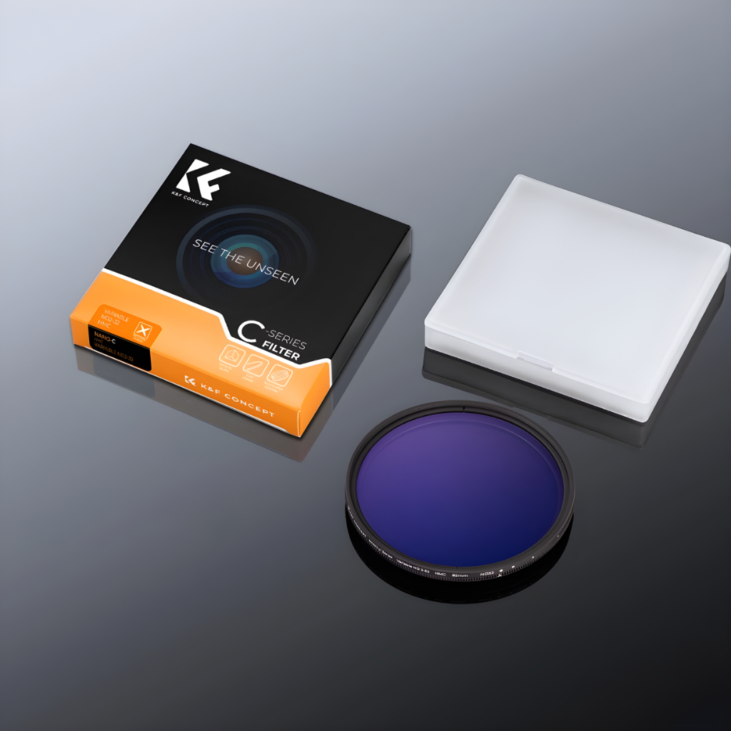 K&f Concept Nano-C ND2-ND32 (1-5 Stops) ฟิลเตอร์ ND ตัวแปรเคลือบ 18 ชั้น (37mm-82mm)