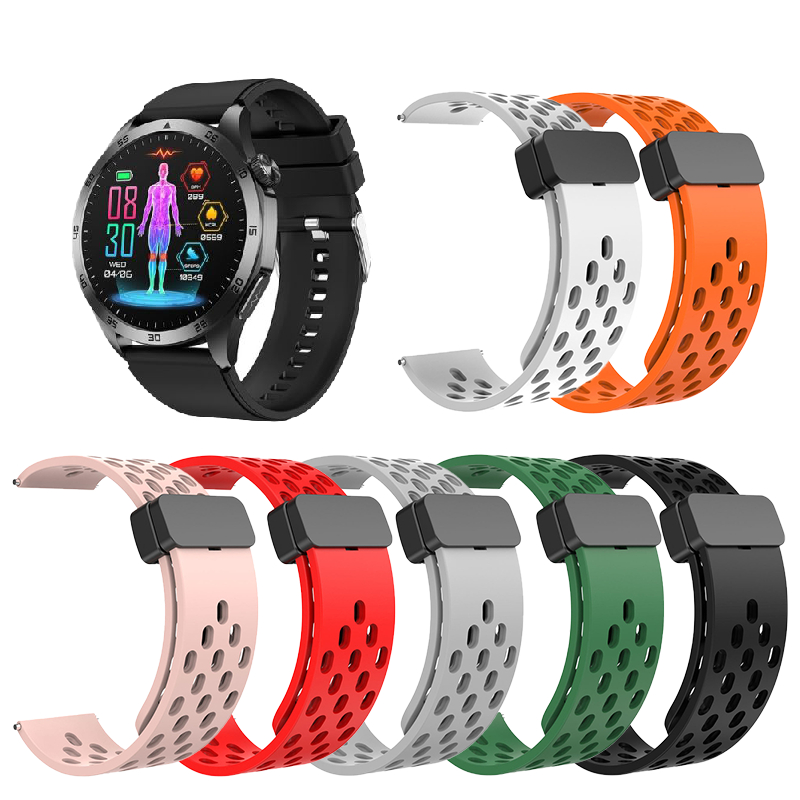 สําหรับ Pure Health Life HR5 สายนาฬิกา สายซิลิโคนแม่เหล็ก