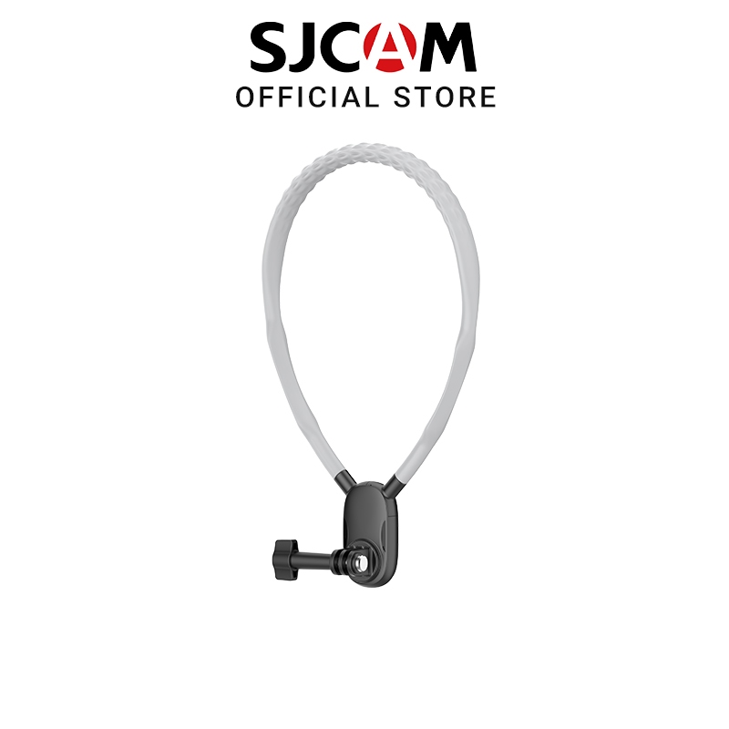 Sjcam ขายึดคอซิลิโคนขายึดกล้องตกปลาขี่จักรยานขายึดปลอกคอคงที่เหมาะสําหรับ SJCMA DJI GOPRO