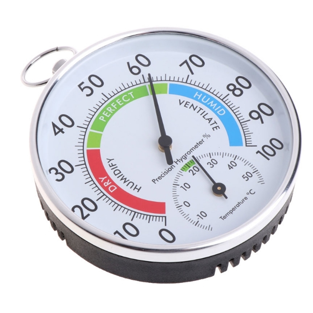 【จัดส่ง2วัน】อุณหภูมิและความชื้นตัวบ่งชี้อะนาล็อกในร่มกลางแจ้งเครื่องวัดอุณหภูมิไฮโกรมิเตอร์ - รูปที่ 3