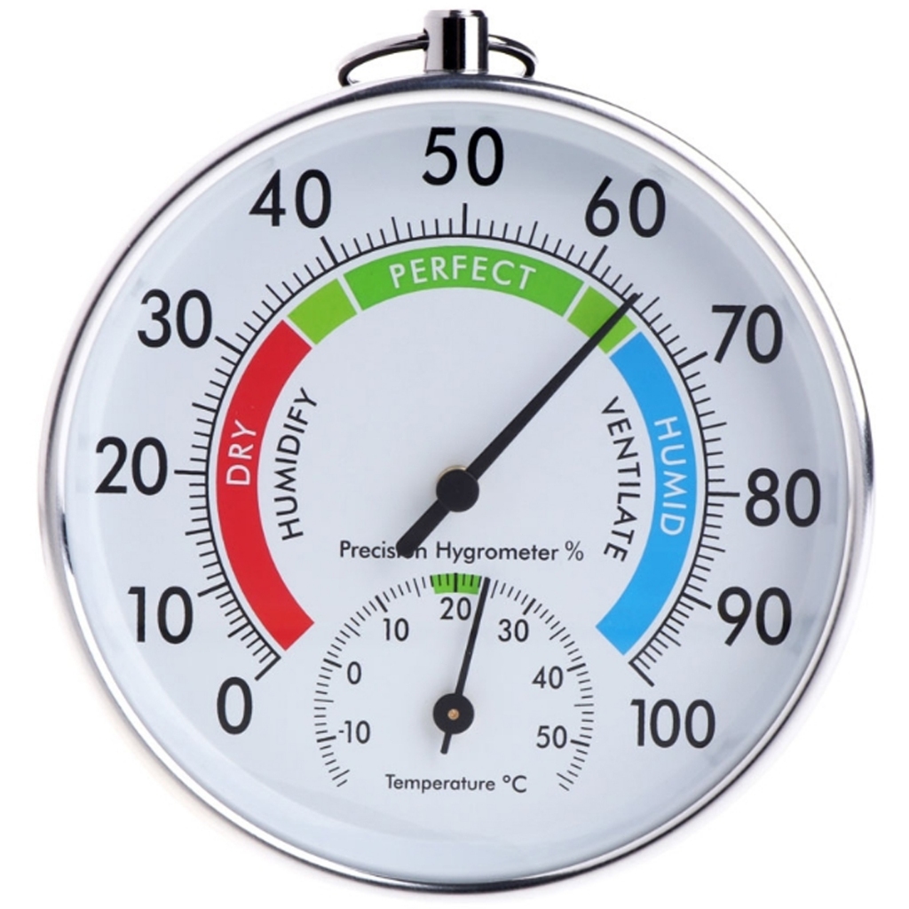 【จัดส่ง2วัน】อุณหภูมิและความชื้นตัวบ่งชี้อะนาล็อกในร่มกลางแจ้งเครื่องวัดอุณหภูมิไฮโกรมิเตอร์ - รูปที่ 2