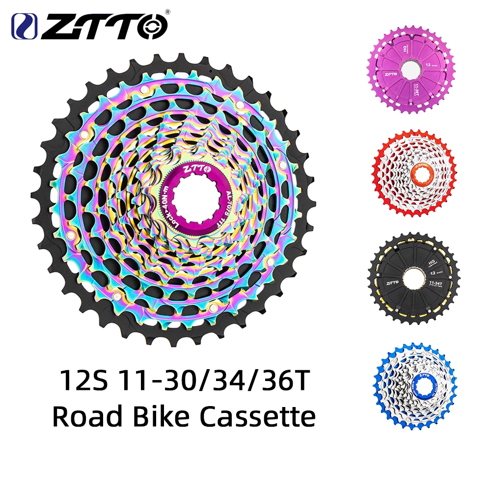 Ztto 12s แผนที่จักรยาน Cassette ULT Gen2 น้ําหนักเบา 12Speed Cogs 11-30/34/36T K7 12s Sprokets HGR