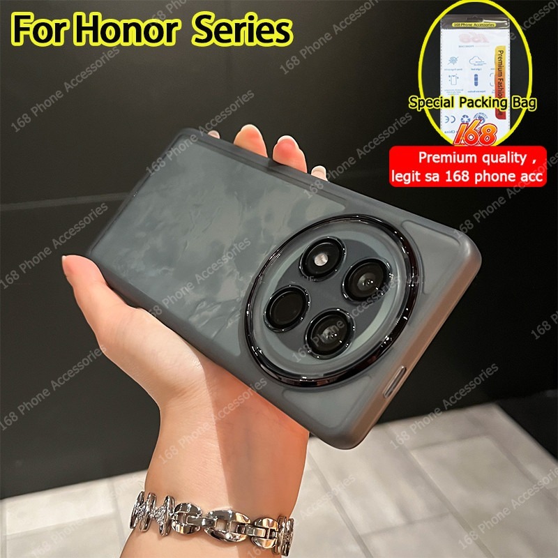 เคส Honor X9C X9B X9A X7D 5G เคส Honor X9C Smart เคส Honor 200 Pro โทรศัพท์มือถือ ป้องกันเลนส์กล้อง 