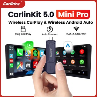 CarlinKit 5.0 MINI Pro 2-in-1 Wireless CarPlay ไร้สาย Androi…