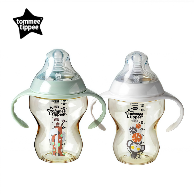 Tommee Tippee ขวดนม Closer to Nature PPSU 5oz/150ml 9oz/260ml(82289)ลิงและยีราฟ