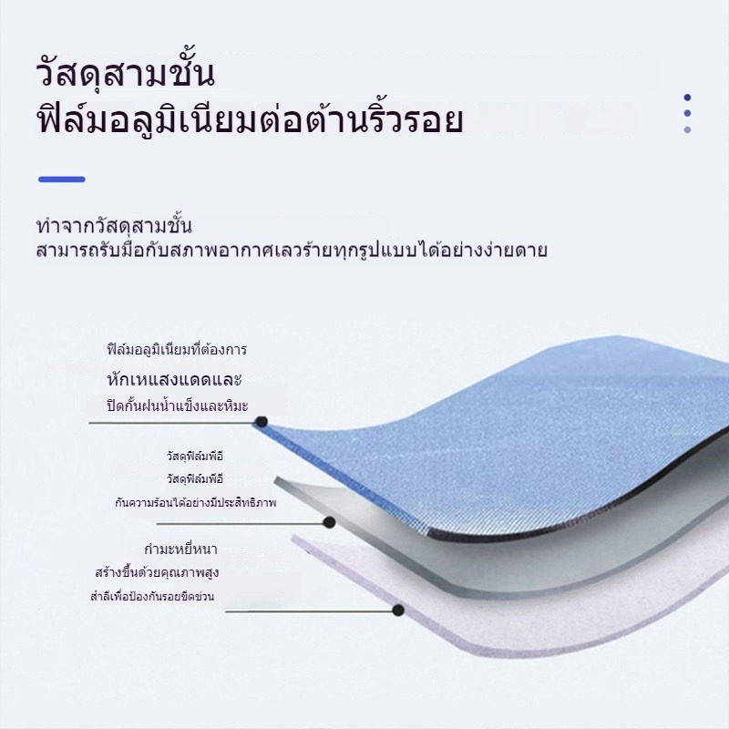SEAMETAL ผ้าคลุมมอไซค์ ฮอนด้าผ้าคลุมรถมอไซ กันแดด/กันฝน/กันขโมย scoopy pcx wave เหมาะกับทุกรุ่นนะคะ - รูปที่ 4