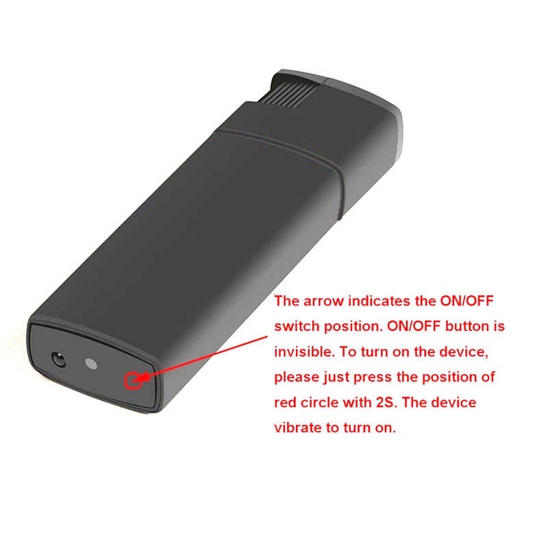 Wifi HD 1080P เครื่องบันทึกกล้องวิดีโอไฟแช็กกลางคืนขนาดเล็กแบบพกพา