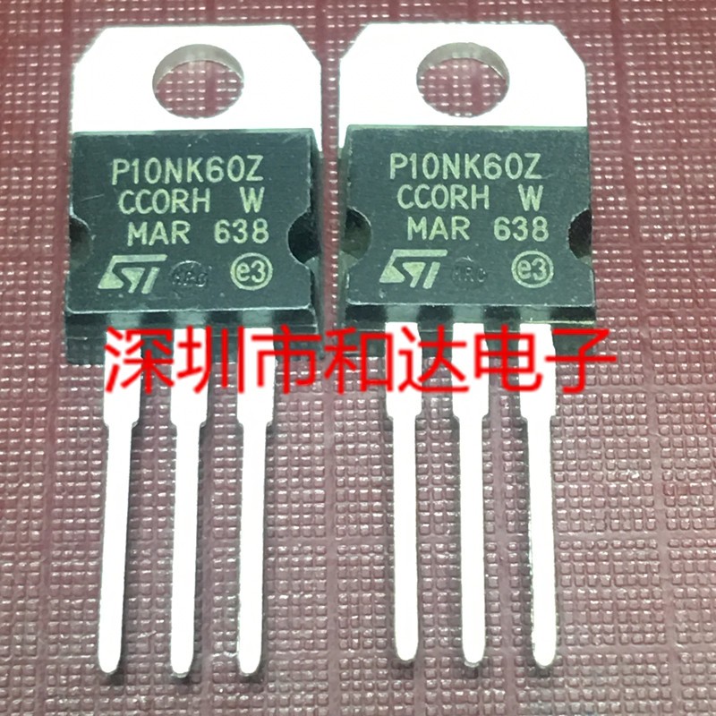 1-5pcs P60N06-14 P10NK60Z P9NC60 P4NB80 P9NK60Z P60NF10 P3NK90Z 110N8F6 TO-220 Field Effect ทรานซิสเ