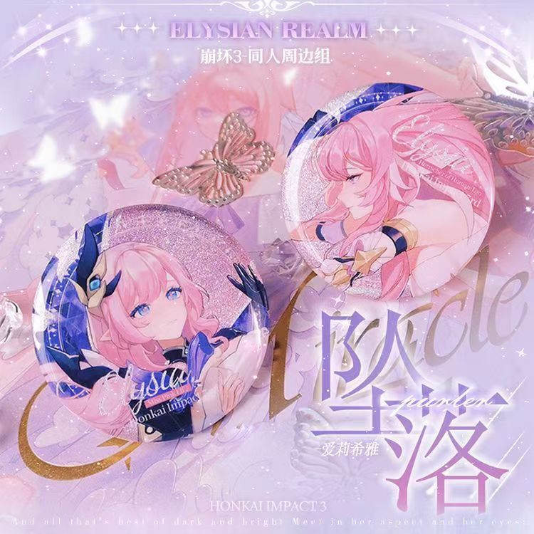 Honkai Impact 3 โปสการ์ด ลาย Elysia Collection Fan-fiction AOAO