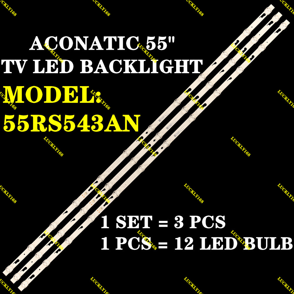 55RS543AN ACONATIC 55" ทีวี LED BACKLIGHT / โคมไฟทีวี 55RS543