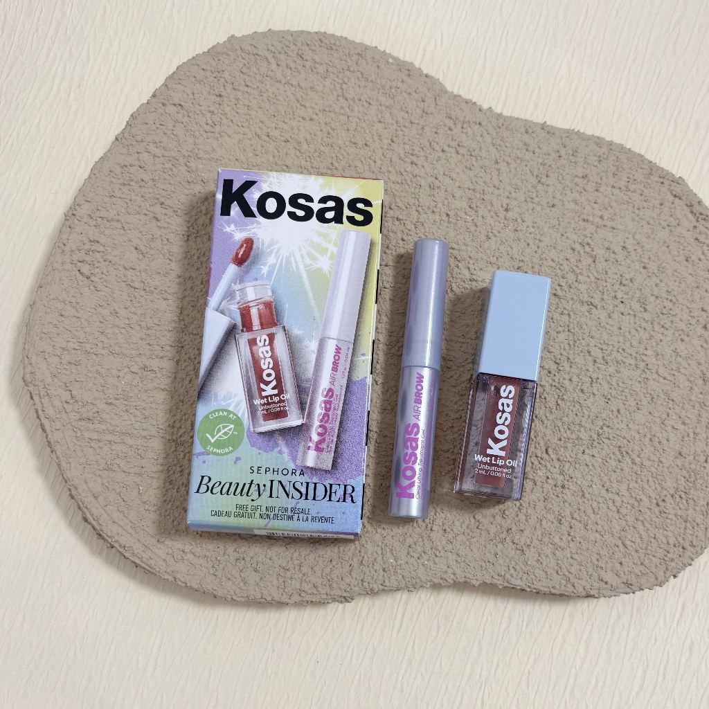 [Bill Sephora] kosas mini 2 ลิปบาล์มและแปรงเขียนคิ้ว Set Piece