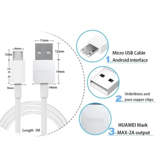 18w Huawei Y6P Y6S Y9S Y7P Y5P Nova 7se 7i 5T 3i 2i Y9 Y7 P40 P30 P20 SUPER fast charger 5v 9V fast USB สําหรับ android สาย Micro USB สายชาร์จ TypeC สายชาร์จ Micro USB 2A