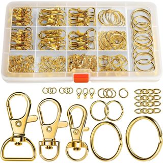 265ชิ้นพวงกุญแจ ทําเอง ชุดวัสดุชุดอุปกรณ์สําหรับทําเครื่องปร…