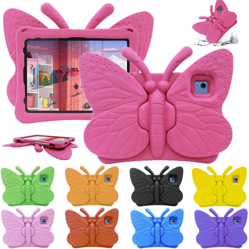 น่ารักการ์ตูน 3D ผีเสื้อสําหรับ Samsung Galaxy Tab A7 Lite (2021) 8.7 "SM-T220 SM-T225 T225N Tab A8 
