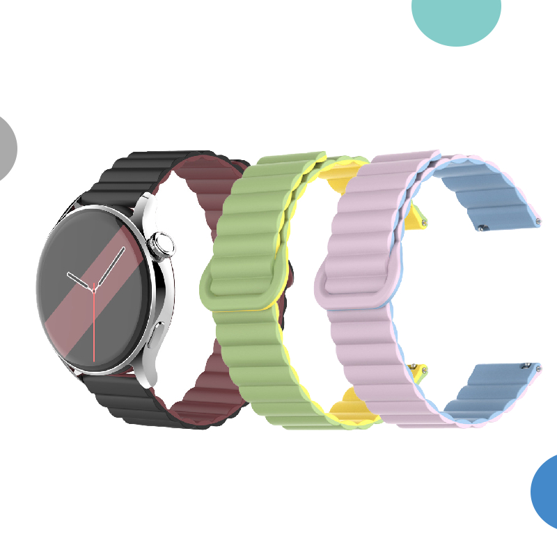 สําหรับ Pure Health Life HR5 สายนาฬิกาซิลิโคนแม่เหล็ก