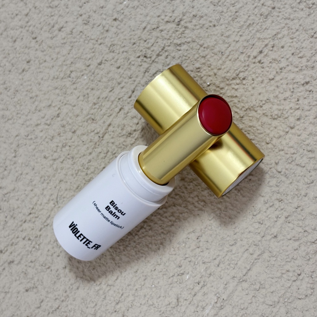 [มีในสต็อก]VIOLETTE_FR Sheer Matte Lipstick BISOU BALM 2.5g