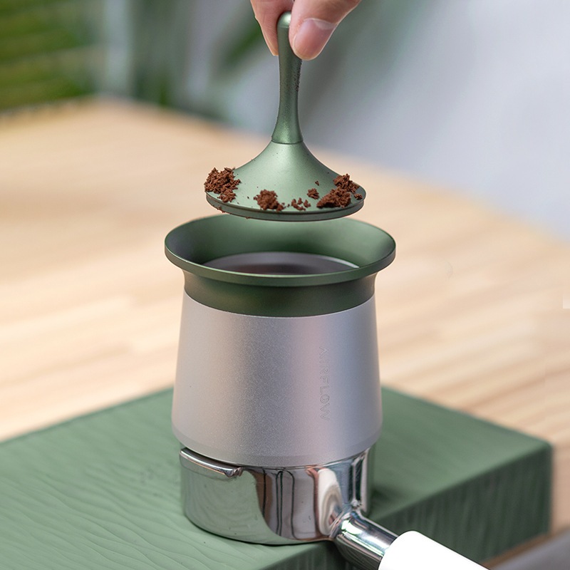 Airflow ถ้วยรับผงกาแฟ dosing cup funnel ถ้วยรับผง เครื่องบดผงถ้วย เอสเพรสโซ่ Powder Receiver 58 มม
