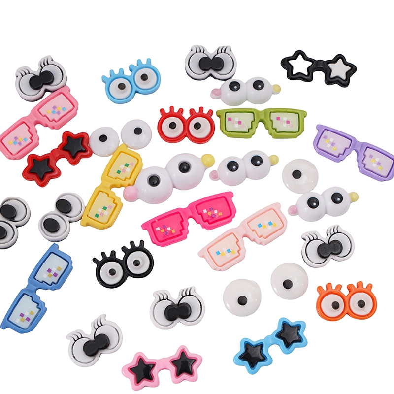 การ์ตูนการ์ตูนตุ๊กตาตาของเล่นตุ๊กตาตาแพทช์ทําเองอุปกรณ์เสริมที่ทําด้วยมือ