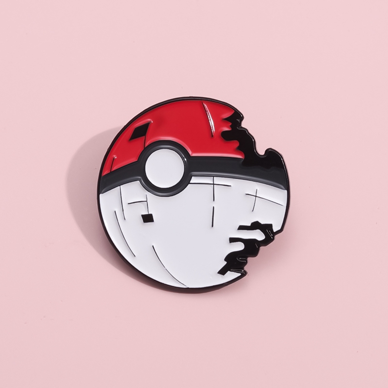 เข็มกลัด รูปการ์ตูนอนิเมะ Star Wars Poke Ball Lapel Pin Keepsake อุปกรณ์เสริม สําหรับเพื่อน