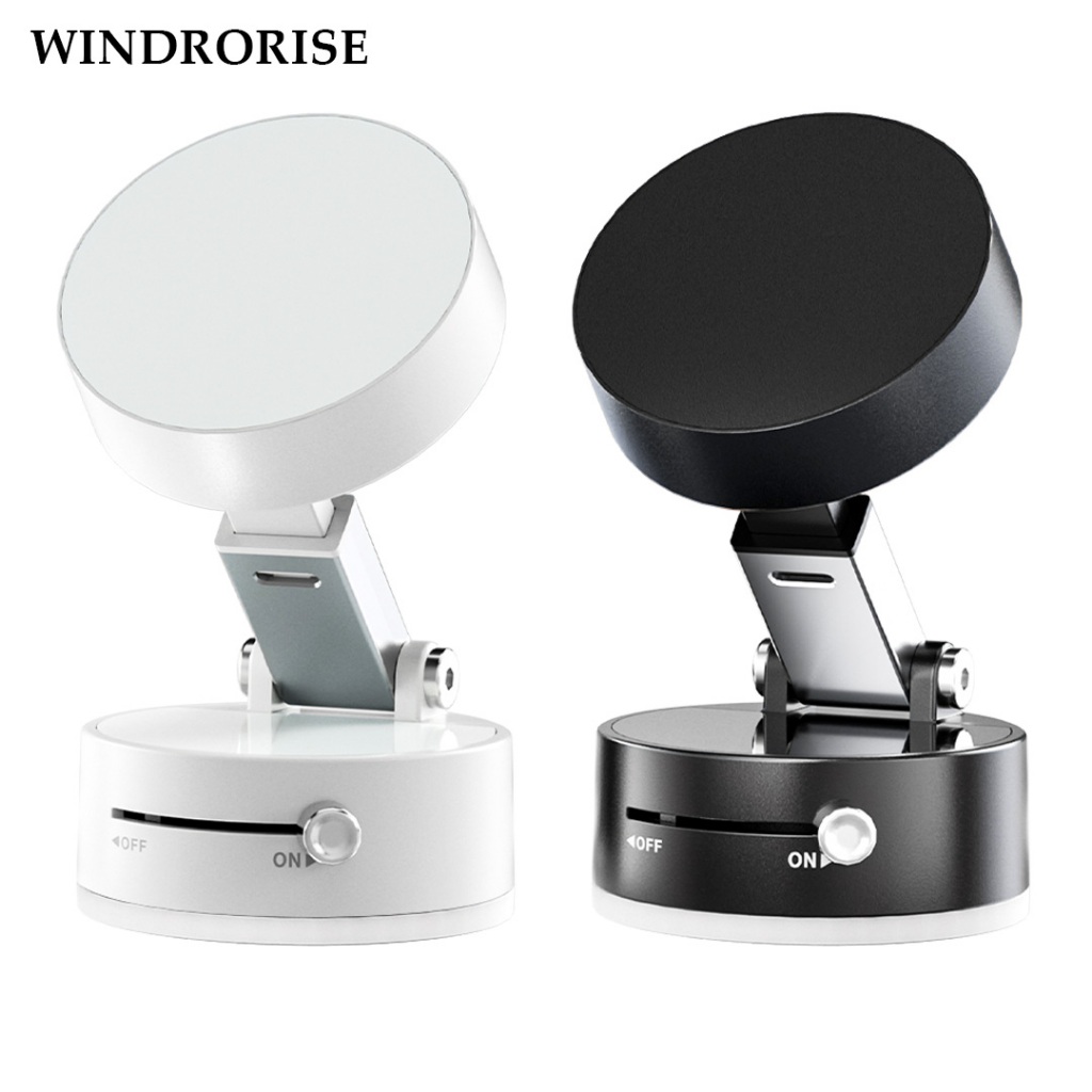 Windrorise ที่วางโทรศัพท์ดูดสูญญากาศถ้วยดูดแม่เหล็กสนับสนุนการดูดซับสูญญากาศมากกว่าแบบพกพา