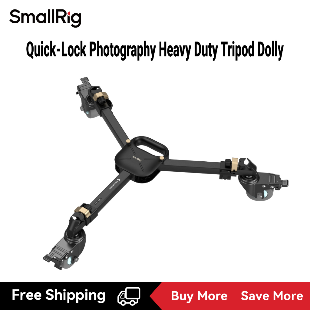 SmallRig Quick-Lock Photography Heavy Duty ขาตั้งกล้อง Dolly #5020B