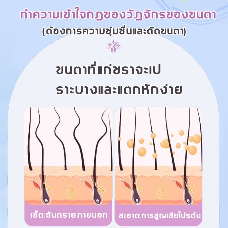 【ของแท้ 100%🌻】Dr Jungle เซรั่มปลูกคิ้ว เซรั่มบำรุงขนตา ช่วยกระตุ้นการเจริญเติบโตของขนตา ไรผม และหนวด ให้ดกดำ หนาแน่นขึ้น เห็นผลยาวนานอย่างชัดเจน เซรั่มบำรุงขนตาเวอร์ชันใหม่ - รูปที่ 4