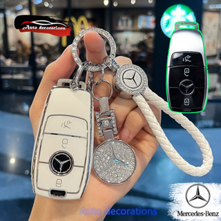 Mercedes Benz ฝาครอบกุญแจรถเหมาะสําหรับ CE W222 W176 W205 W2…