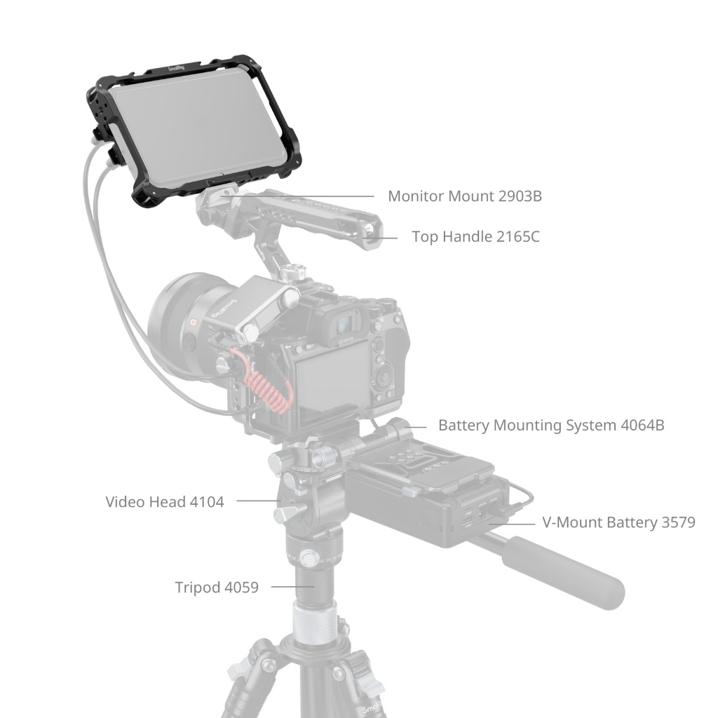 Smallrig Monitor Cage Kit สําหรับ Atomos Shinobi II #5030