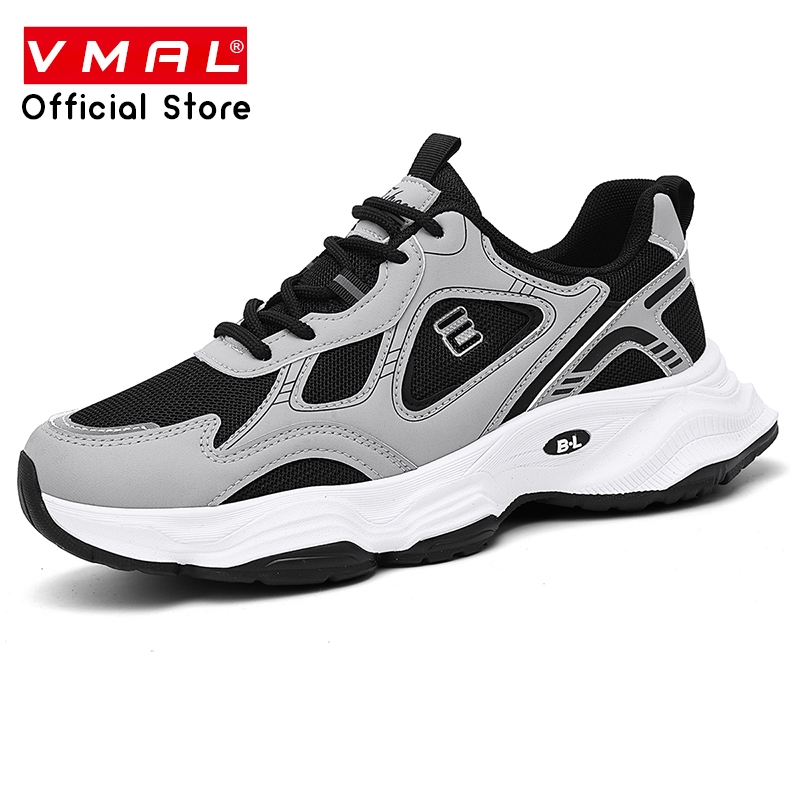 Vmal Four Season แฟชั่นรองเท้าผู้ชายลําลองตาข่ายระบายอากาศรองเท้ากีฬากันลื่นพื้นหนา