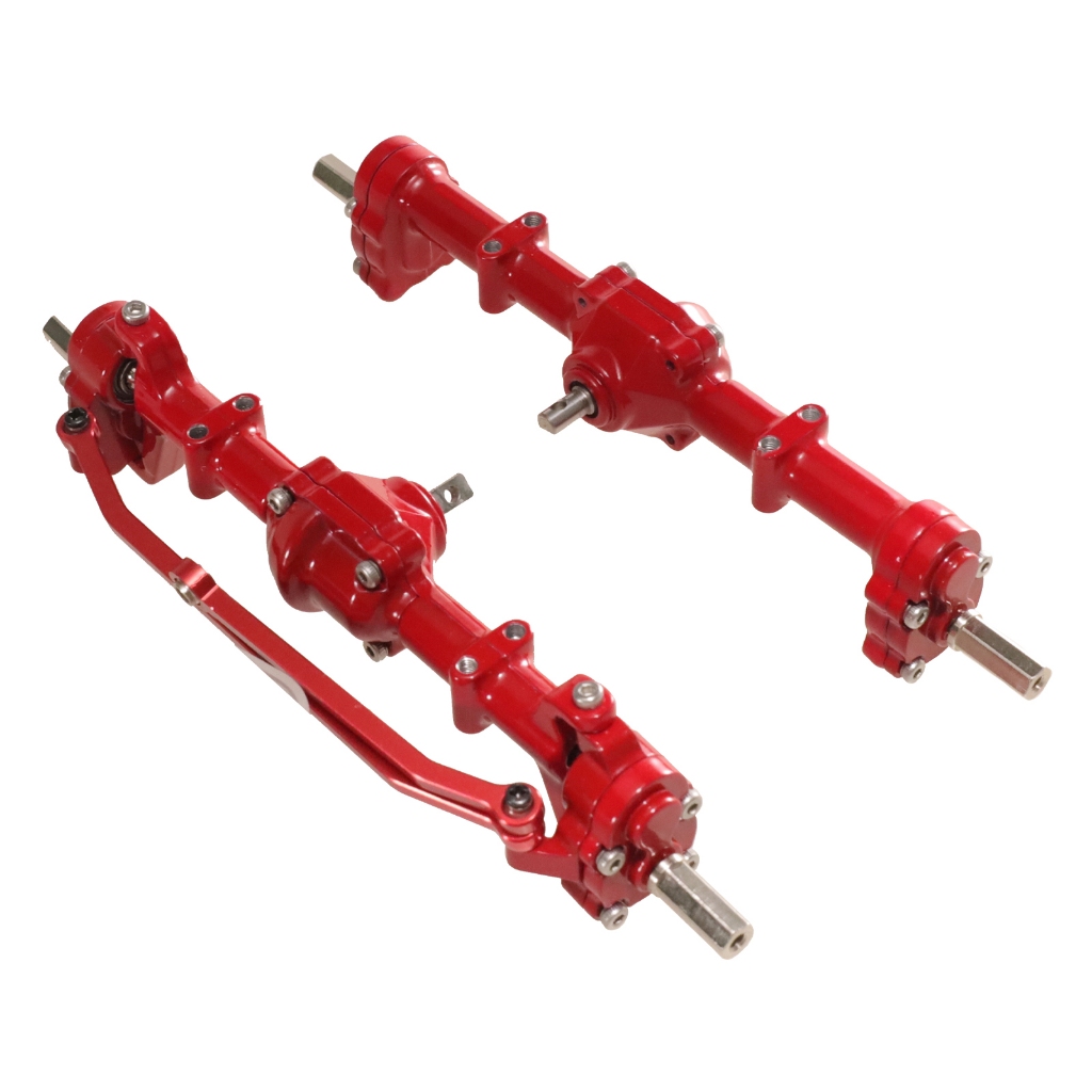 สําหรับ MN82 LC79 MN78 98 99SV2 MN รุ่น 1/12 RC รถเพลาโลหะประกอบอัพเกรดด้านหน้าและด้านหลังสะพานประตูอะไหล่
