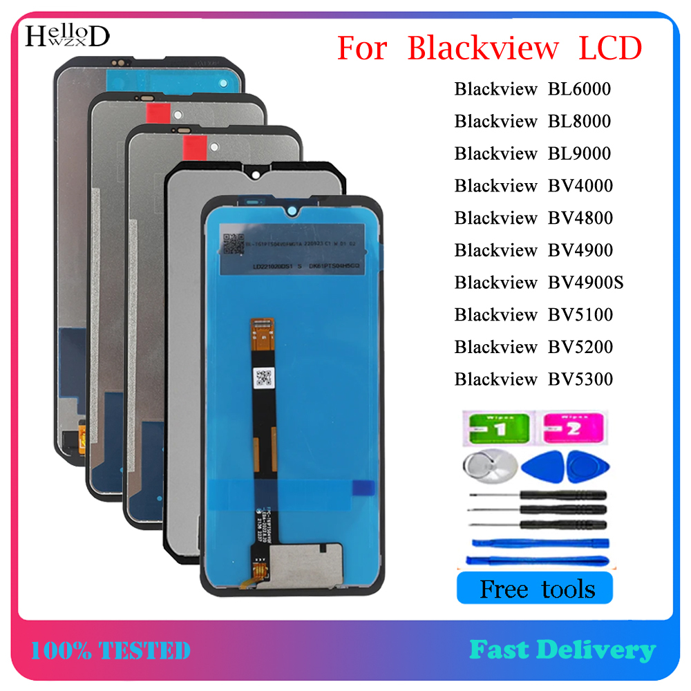 สําหรับ BlackView BL6000 BL8000 BL9000 BV4000 BV4800 BV4900 BV4900S BV5100 BV5200 BV5300 จอแสดงผล To