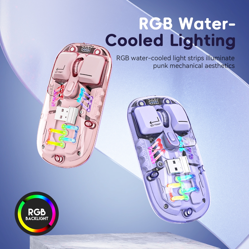 Wireless Bluetooth Mouse +2.4G  Silent Mouse LGB 1600 DPI เมาส์ไร้สายสำหรับแล็ปท็อปบลูทูธชาร์จ