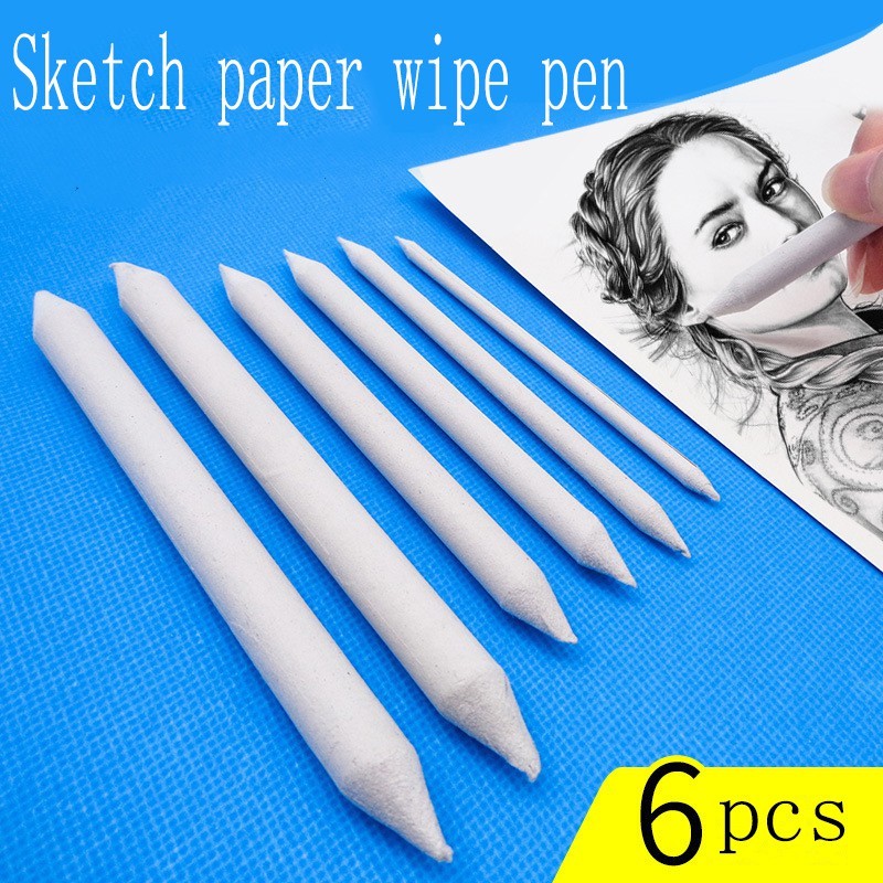 6 & 3 sets Sketch Paper eraser pens Art painting supplies