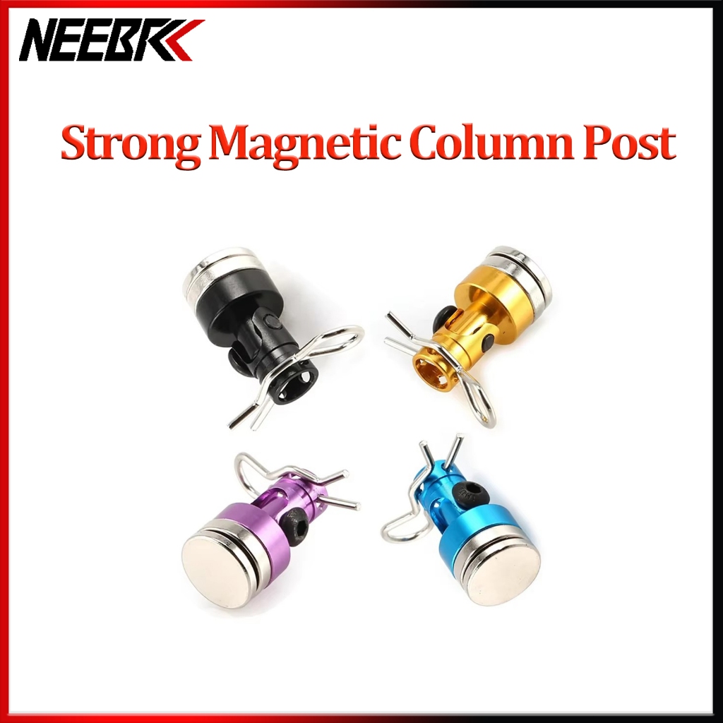 Neebrc 4pcs แม่เหล็กที่มองไม่เห็น Stealth Body Post Mount Contact Shell คอลัมน์คลิปสําหรับ RC 1/10 T