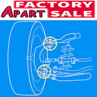 (2pcs)ลูกหมากกันโคลงหน้า ISUZU D-MAX DMAX 2WD 02-18 /SL5360 8972148221 ขายเป็นคู่ (ซ้าย+ขวา)