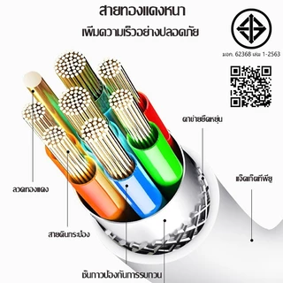 สายชาร์จ ชาร์จไว PD 20W Fast Charge (สำหรับ 5～15pro max / pad) การรับประกัน 1 ปี