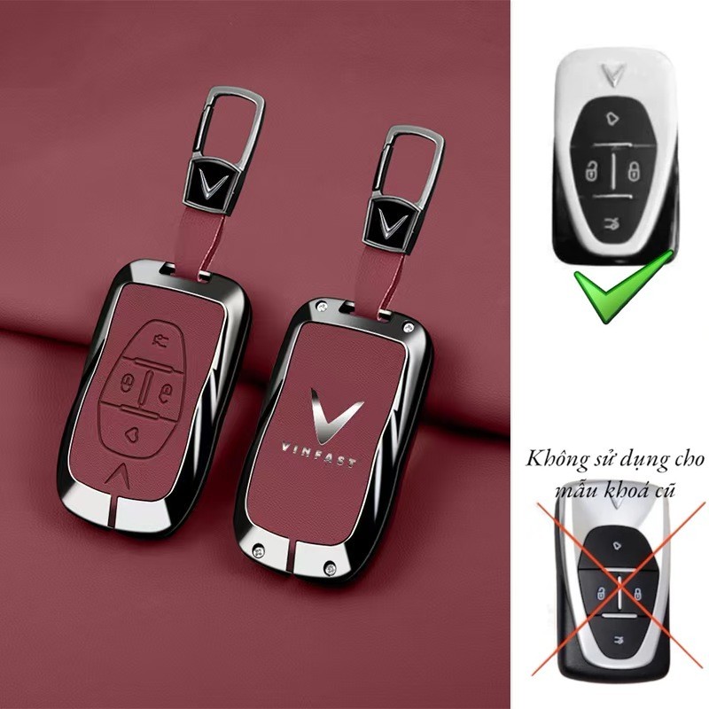 ปลอกกุญแจ E34, VF6, VF7, VF8, VF9 โลหะ