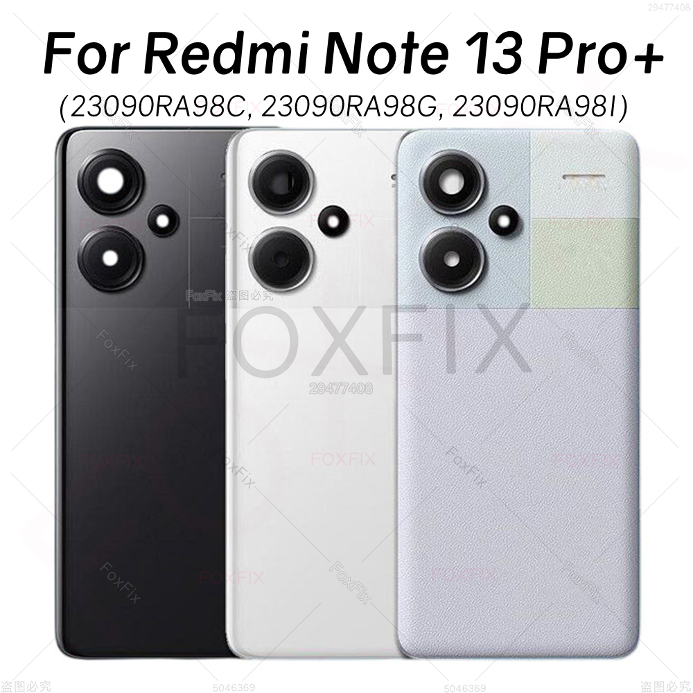 ฝาหลังแบตเตอรี่สําหรับxiaomi RedmiNote 13 Pro + Plus 5G 23090RA98C 23090RA98Gด้านหลังประตูกรณีเปลี่ย