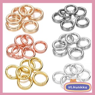 ST.KUNKKA 2/5 ชิ้นสังกหัวเข็มขัดกลมโลหะผสมสำหรับงานฝีมือ DIY…