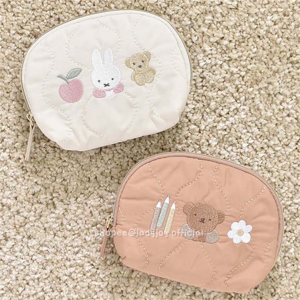กระเป๋าเครื่องสําอางหมีกระต่าย Miffy ของญี่ปุ่น, กระเป๋ากระดาษทิชชู่ลายการ์ตูนปักลาย, กระเป๋าเก็บเหรียญมือถือน่ารัก