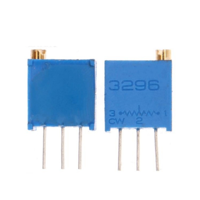 10pcs 3296W 1K 2K 5K 10K 20K 50K 100K 200K 500K 1M โอห์ม Multiturn Trimmer Potentiometer ความแม่นยํา