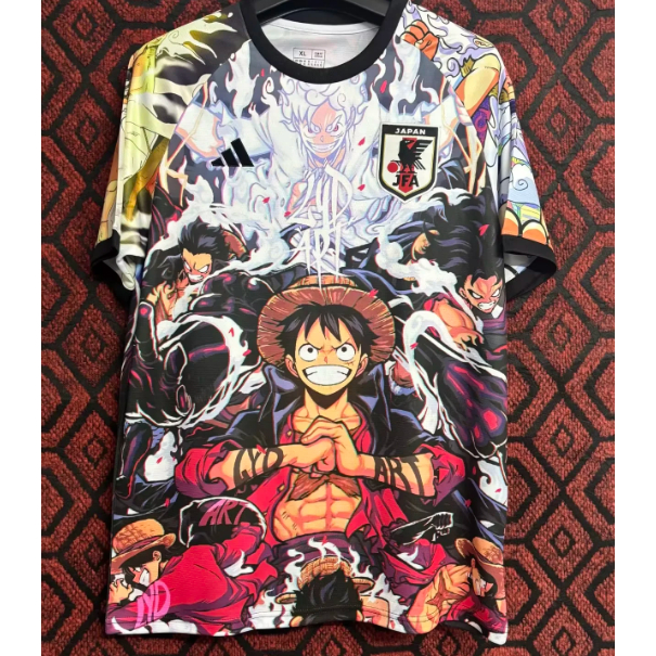 2024 อะนิเมะญี่ปุ่น One Piece Luffy Pokemon อะนิเมะเสื้อยืดแขนสั้น